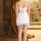 Emilia Sheath/Column Straight Short/Mini Lace Homecoming Dress DLP0020473