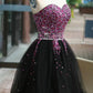 2024 Ball Gown Homecoming Dresses Sweetheart Sleeveless Beading Organza Alyson Cut Short/Mini
