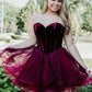2024 Homecoming Dresses Ball Gown Sweetheart Sleeveless Lace Up Organza Cut Anabel Short/Mini