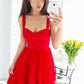 Homecoming Dresses Tulle Alondra A-Line Sweetheart Sleeveless Cut Short/Mini