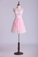 Sweetheart A-Line Homecoming Dresses Tulle With Applique & Beads