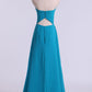 Sweetheart Chiffon Bridesmaid Dresses A-Line With Slit