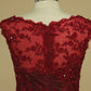 2024 Chic Mother Of The Bride Dress Scoop Sheath Burgundy