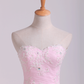 Sweetheart Mermaid Ruffled Bodice Prom Dresses With Rhinestone&Applique Floor Length