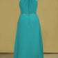 A Line Scoop Beaded Waistline Floor Length Mother Of The Bride Dresses Chiffon & Lace