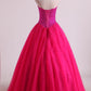 Sweetheart Quinceanera Dresses Floor-Length Tulle Ball Gown Lace Up