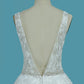 2024 Straps Lace Wedding Dresses A Line With Beaded Waistline Open Back