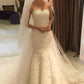 Romantic Lace Appliques Mermaid Sweetheart With Beading Wedding SRS20467
