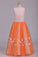 Lovely New Ball Gown Flower Girl Dresses Scoop Ankle Length Tulle
