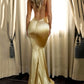 New Arrival Spaghetti Straps Mermaid Evening Dresses Stretch Satin