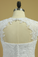 Open Back A Line Tulle With Applique And Handmade Flower Wedding Dresses Court Train