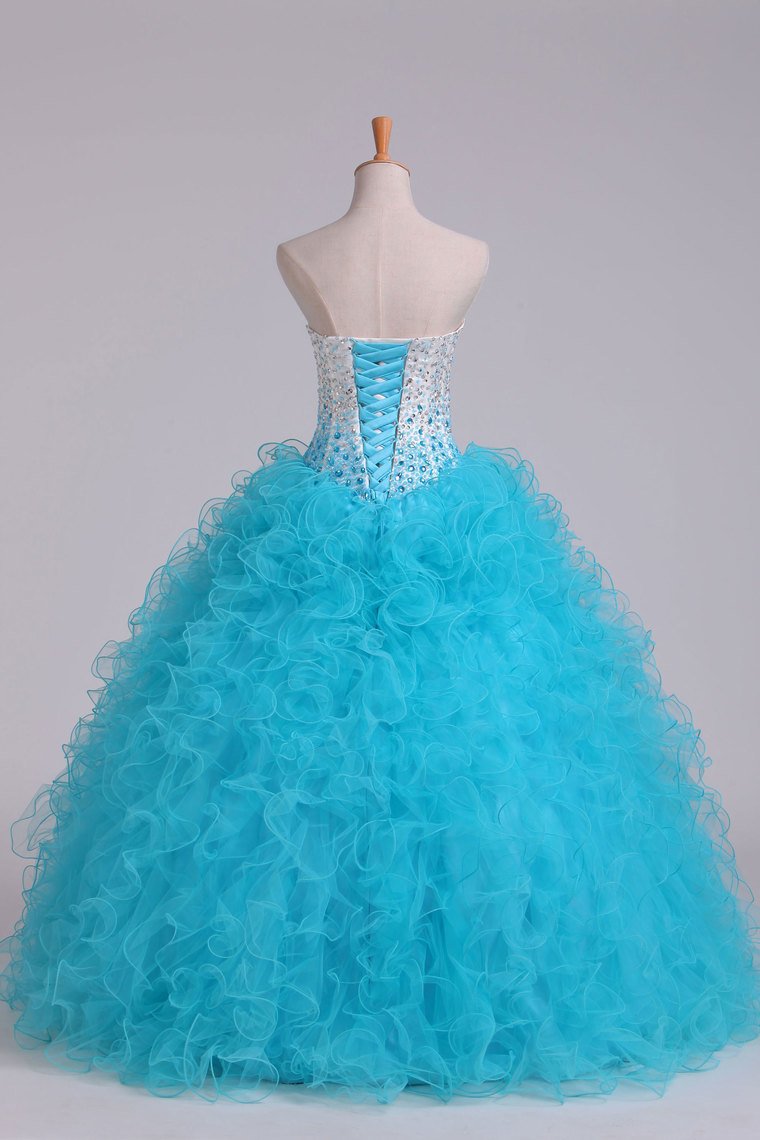 Bicolor Sweetheart Quinceanera Dresses Ball Gown Floor-Length
