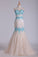 Mermaid Sweetheart Prom Dresses Organza With Beads And Applique Floor Length
