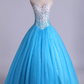 Bicolor Quinceanera Dresses Sweetheart Ball Gown Floor-Length With Beads Tulle Lace Up