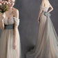 Fairy Prom Dresses A-Line Floor-Length Bowknot Sexy Prom Dress/Evening Dress