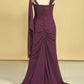 2024 Straps Mother Of The Bride Dresses Chiffon With Beading And Ruffles  Sheath