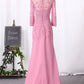 2024 Chiffon Scoop Beaded Bodice Mermaid Mother Of The Bride Dresses