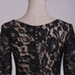2024 Mid-Length Sleeves Bateau With Sash Mother Of The Bride Dresses Sheath Lace