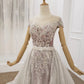 Princess Ball Gown Round Neck Beads Appliques Quinceanera Dresses, Formal SJS20483