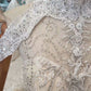 Ball Gown Wedding Dresses High Neck Top Quality Appliques Tulle Beading