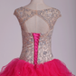 Ball Gown Straps With Beading Quinceanera Dresses Tulle Floor Length