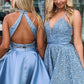 Lace Short Homecoming Dress With Open Back Two Styles A&B