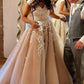 A Line Cheap Nude Quinceanera Dress Lace Appliques Cap Sleeve Beaded Prom Dresses uk PW238