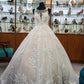 Wedding Dresses Scoop With Applique And Beads Tulle