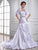 Elastic Beading Strapless Sleeveless Applique Trumpet/Mermaid Woven Satin Wedding Dresses