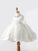 Jewel Gown Bowknot Ball Sleeveless Long Satin Dresses