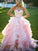 Gown Sweetheart Ball Floor-Length Sleeveless Beading Organza Dresses