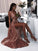Floor-Length A-Line/Princess Sleeveless V-neck Ruffles Sequins Dresses