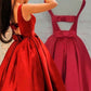 Sash/Ribbon/Belt Sleeveless Scoop A-Line/Princess Satin Short/Mini Dresses