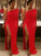 Long Sheath/Column Spandex Ruched Train Sleeves One-Shoulder Sweep/Brush Plus Size Dresses