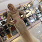 Sequin Scoop Sheath/Column Floor-Length Long Sleeves Tulle Muslim Dresses