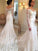 Long Applique Court Trumpet/Mermaid Off-the-Shoulder Sleeves Train Lace Wedding Dresses