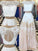 Floor-Length Chiffon Sleeveless Lace A-Line/Princess Bateau Two Piece Dresses