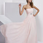 Strapless Sleeveless A-Line/Princess Long Chiffon Dresses