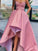Ruffles Satin Sweetheart A-Line/Princess Sleeveless Asymmetrical Dresses