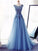 Ball Jewel Sweep/Brush Gown Sleeveless Train Applique Tulle Dresses
