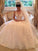 Lace Train Scoop Applique A-Line/Princess Court Sleeveless Wedding Dresses