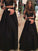 Long Scoop Sleeves A-Line/Princess Floor-Length Lace Dresses