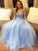 Off-the-Shoulder Floor-Length A-Line/Princess Tulle Sleeveless Beading Dresses