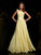 Flower Sleeveless A-Line/Princess One-Shoulder Hand-Made Long Chiffon Bridesmaid Dresses