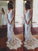 Sleeveless Lace Sheath/Column Straps Court Train Wedding Dresses