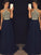 A-Line/Princess Chiffon Halter Sleeveless Beading Floor-Length Dresses