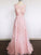 Tulle Sweep/Brush Train Scoop A-Line/Princess Sleeveless Applique Dresses