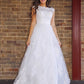 Sweep/Brush Scoop Lace Sleeveless A-Line/Princess Train Wedding Dresses
