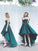A-Line/Princess Ruffles Sweetheart Sleeveless Satin Asymmetrical Homecoming Dresses