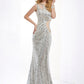 Trumpet/Mermaid Sleeveless Lace One-Shoulder Long Lace Dresses